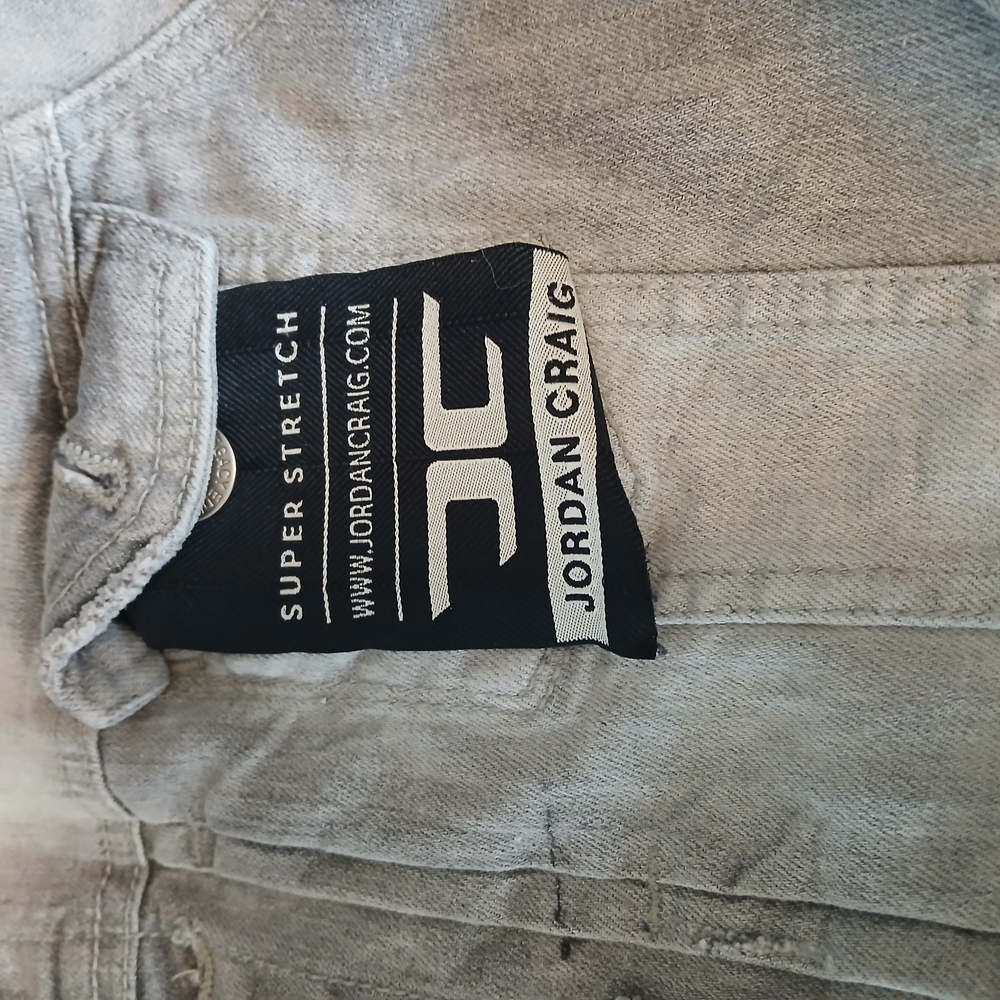 Jordan Craig Denim Boys Jacket Size 14 Grey Jean - Picture 5 of 7